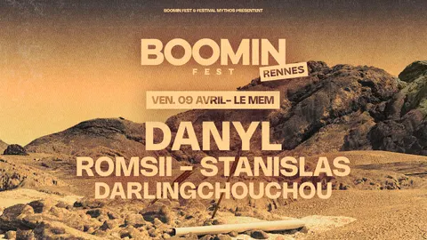 Affiche Boomin Fest Rennes en concert au MeM