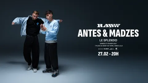 Affiche Rawww: Antes & Madzes au Splendid en concert au Splendid