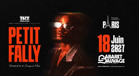 Affiche Petit Fally en concert au Cabaret Sauvage