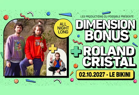 Affiche Dimension Bonus (salut C'Est Cool) en concert au Bikini