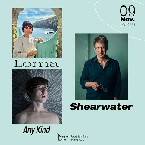 Affiche Shearwater en concert au Petit Bain