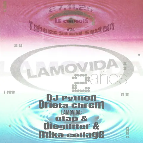 Affiche DJ Python en concert au Chinois