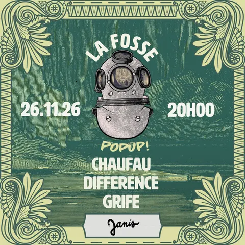 Affiche Chaufau en concert au POPUP!
