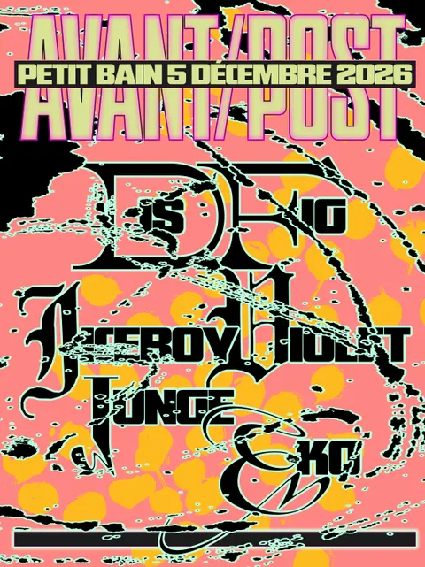 Affiche Dis Fig en concert au Petit Bain