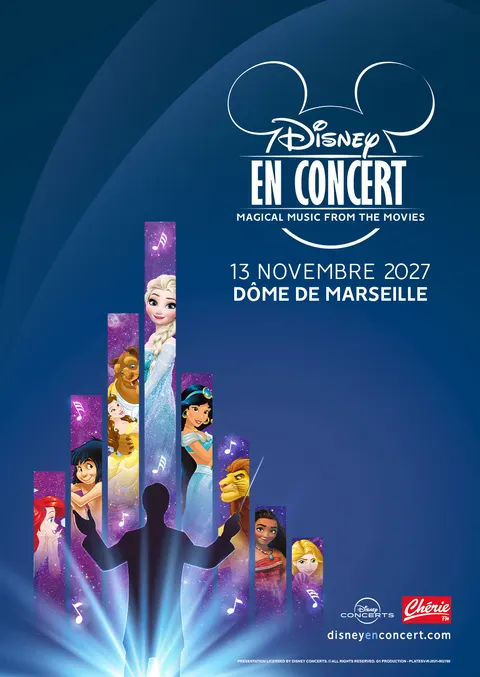 Affiche Disney en Concert en concert au Dôme de Marseille