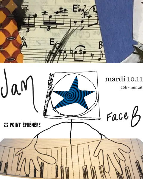 Affiche Face B Jam en concert au Point Éphémère