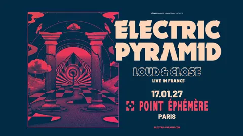 Affiche Electric Pyramid en concert au Point Éphémère