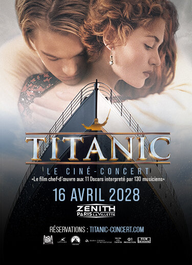 Affiche Titanic le Ciné-Concert en concert au Zénith