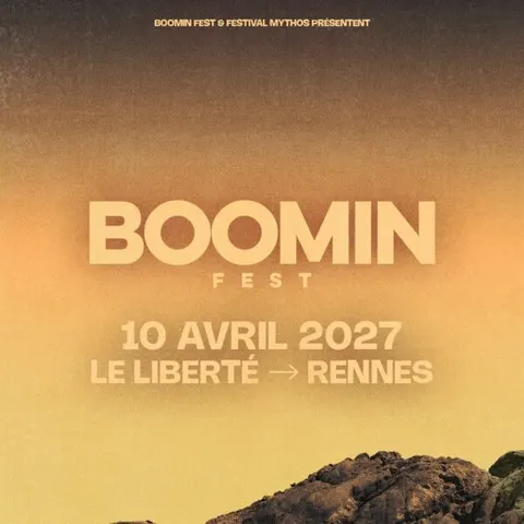 Affiche Boomin Fest en concert au Liberté