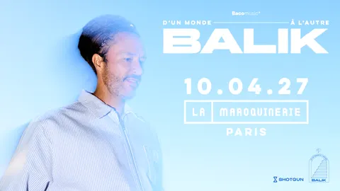 Affiche Balik en concert à La Maroquinerie