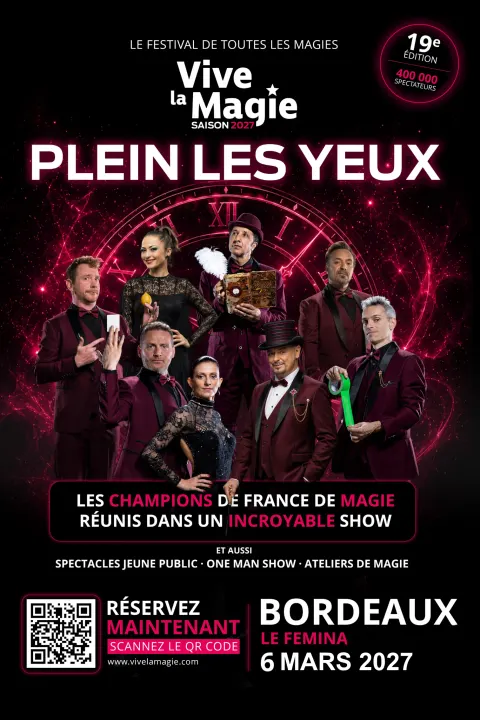 Affiche Plein les Yeux en concert au Théâtre Fémina