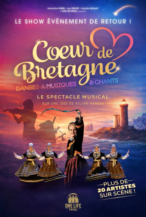 Affiche Coeur de Bretagne en concert au Théâtre Fémina