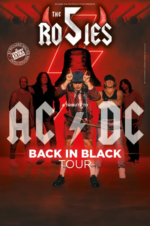 Affiche The 5 Rosies – Tribute to Ac/dc en concert au Théâtre Fémina