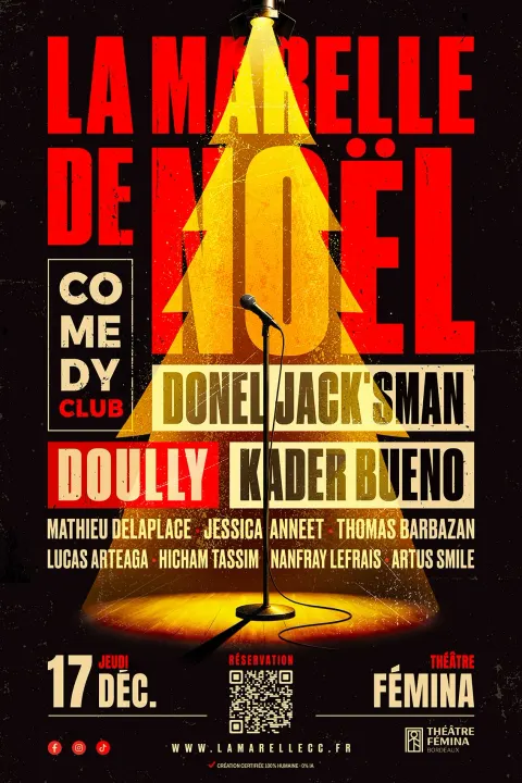 Affiche La Marelle de Noël en concert au Théâtre Fémina
