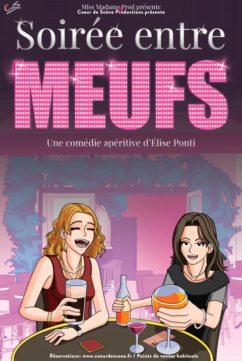 Affiche Soirée Entre Meufs en concert au Théâtre Fémina