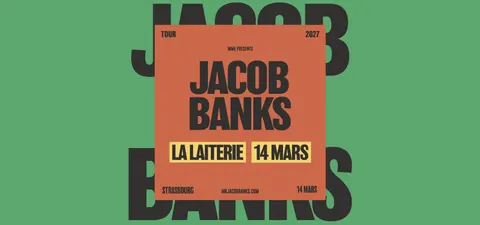 Affiche Jacob Banks en concert à La Laiterie