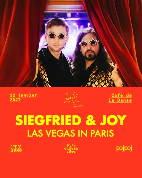 Affiche Siegfried & Joy – Las Vegas in Paris en concert au Café de la Danse