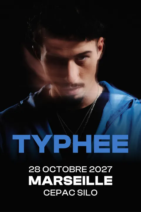 Affiche Typhee en concert au Cepac Silo