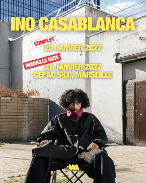 Affiche Ino Casablanca en concert au Cepac Silo