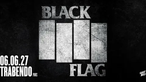 Affiche Black Flag en concert au Trabendo