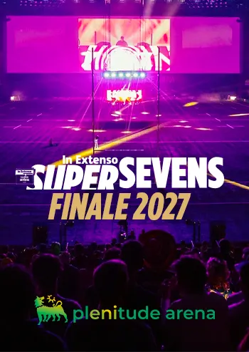 Affiche In Extenso Supersevens Finale 2027 en concert à la Plenitude Arena - Ex Défense Arena