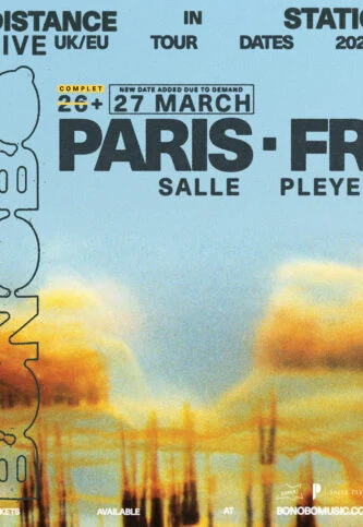 Affiche Bonobo en concert à la Salle Pleyel