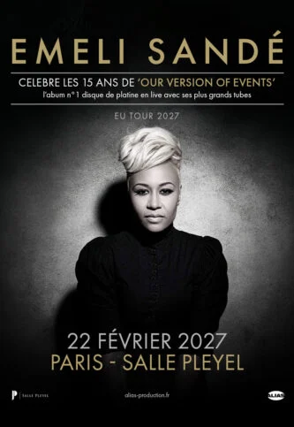 Affiche Emeli Sande en concert à la Salle Pleyel