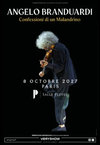 Affiche Angelo Branduardi en concert à la Salle Pleyel