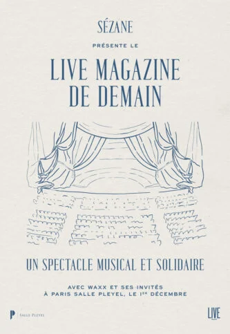 Affiche Live Magazine de Demain en concert à la Salle Pleyel