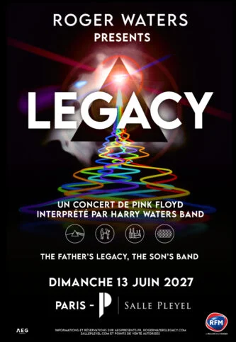 Roger Waters Presents Legacy — Salle Pleyel