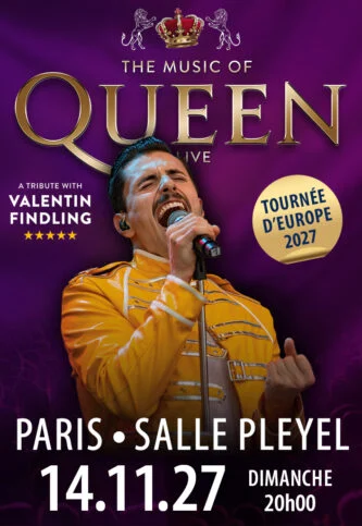 Affiche The Music of Queen - Live en concert à la Salle Pleyel
