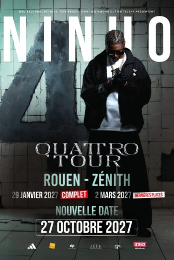 Affiche Ninho en concert au Zénith de Rouen