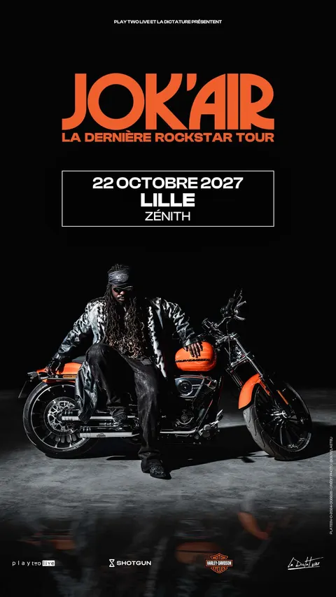 Affiche Jok'air en concert au Zénith de Lille