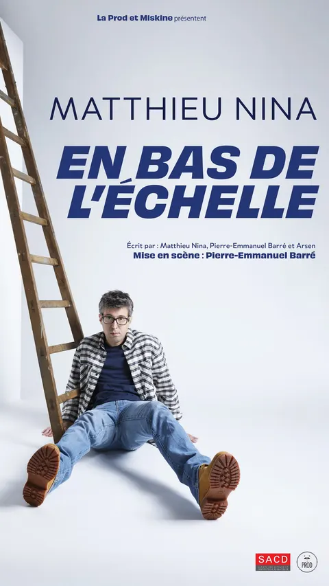 Affiche Matthieu Nina en concert au Théâtre Louis Pasteur