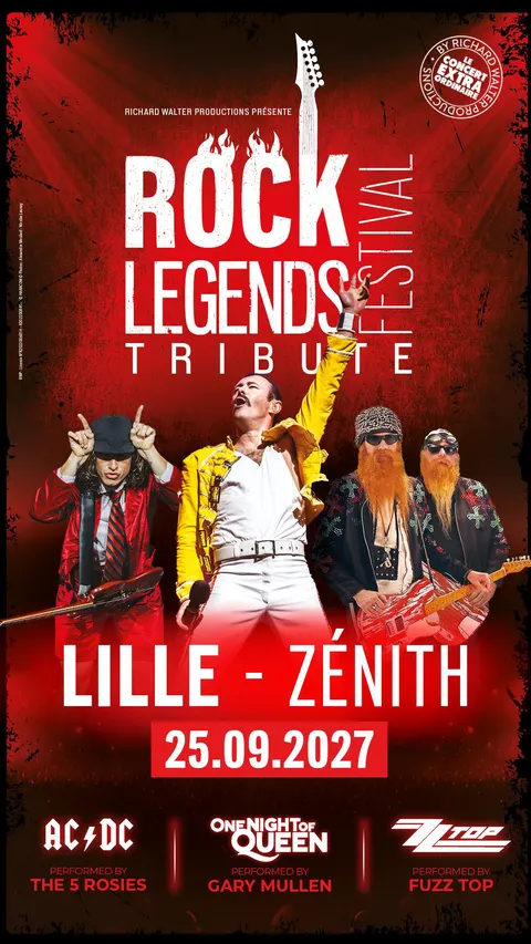 Affiche Rock Legends en concert au Zénith de Lille